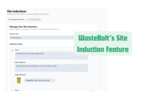 Site induction app